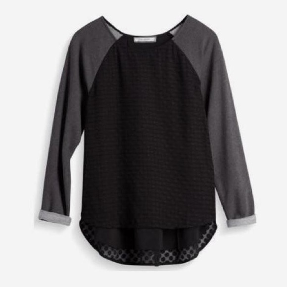 Eden Society Tops - Eden Society Mixed Media Top